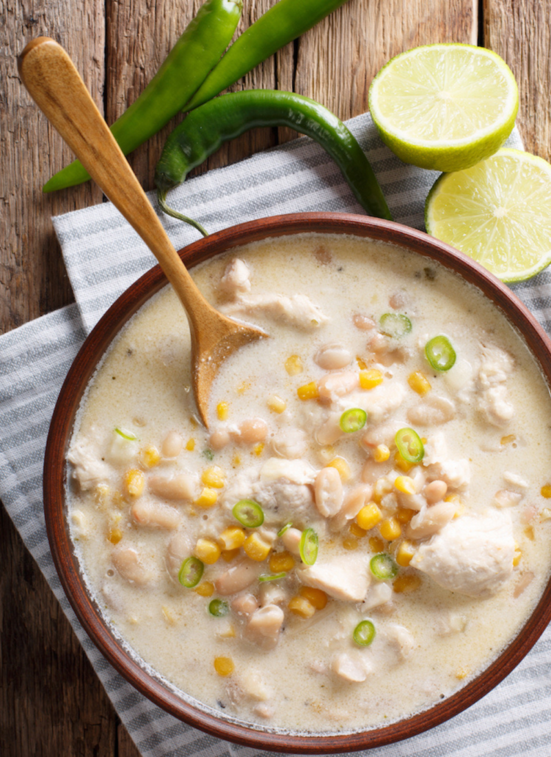 the BEST Weight Watchers White Chicken Chili